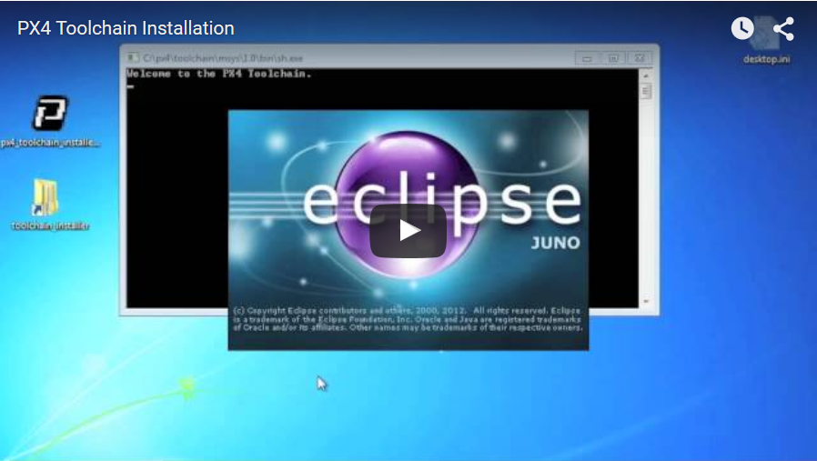 Eclipse IDE for PIXHAWK
